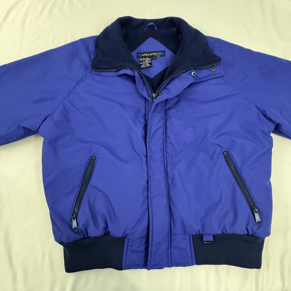 Architect‎ Men Winter Jacket Indigo/Purple Size Medium